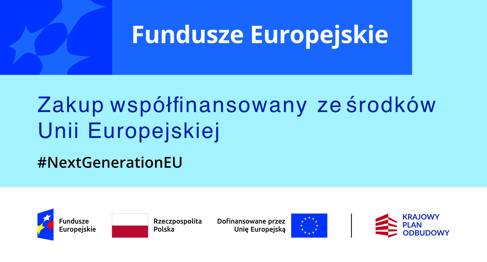 zakup współfinansowany przez KPO